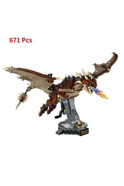 Choice Bagged Hungarian Horntail Dragonbuilding Blocks Movie Legend Flying Dragon Model Bricks Moc Children