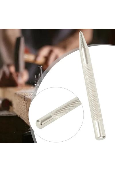 Choice Knurled Centre Punch Metal Hardened Carbon Steel Spot Dot Center For Waterproof Hole For Bit Dril...