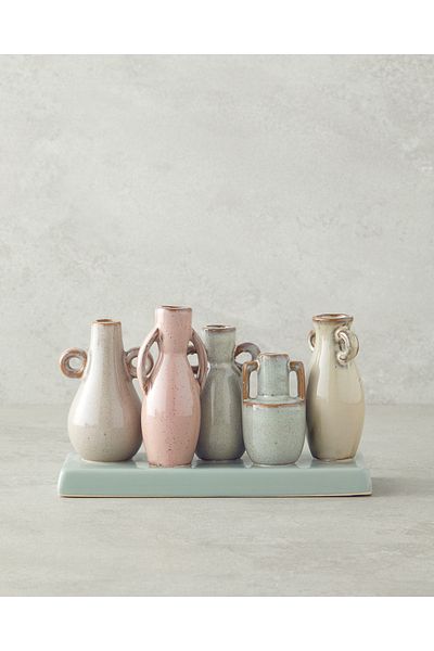 English Home Vaza Jean 18,5x7x11,5 cm Multicolor