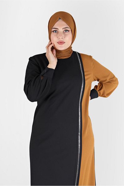 Alvina Φόρεμα 20193 Model Stone με λεπτομέρειες