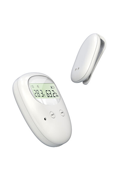 Choice جهاز إنذار لاسلكي أبيض للتبول اللاإرادي مع جهاز استقبال بمدى 10-20 متر...