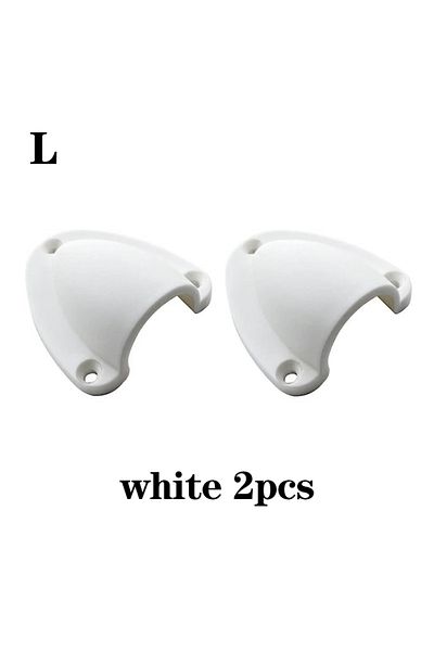 Choice White L 2pcs 2pcs Marine Wire Cable Vent Cover With 3 Screws, Plastic Clamshell Vent Clam Shell Vent