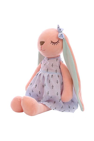Choice Blue 35CM Cute Cartoon Long Ears Rabbit Doll Baby Soft Plush Toys For Children Rabbit Sleeping Mate