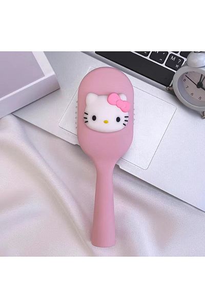 Choice Pink Sanrio Air Cushion Comb Portable Hellokitty Cartoon Comb Hair Care Anti-tangle Comb Wet and Dry