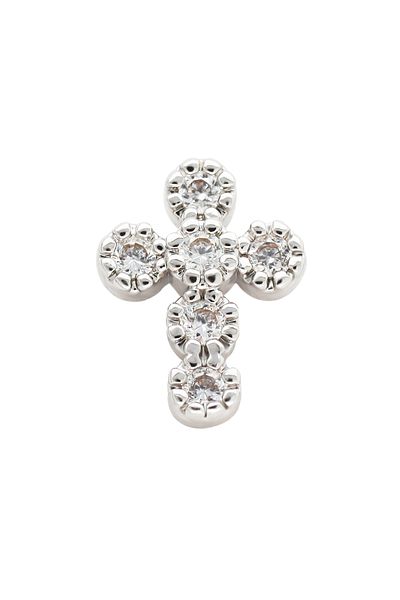 Choice White 14top Jhjt G23 Titanium Dermal Anchor Cross Micro Dermal Anchor Skin Diver Implants Piercing B