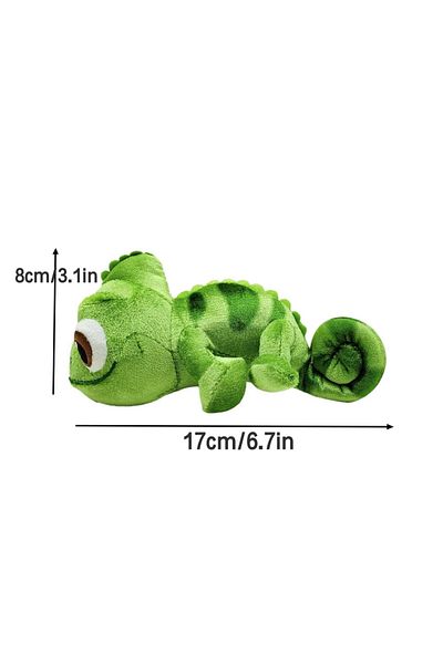 SHXI green Pascal Rapunzel Chameleon Plush Toy Soft Stuffed Animals Plush Shoulder Plush Suitable for Pa