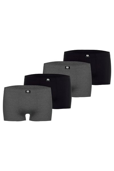 Ceceba Herren Boxershorts, 4er Pack - Konvex, Unterw sche, Logo, einfarbig