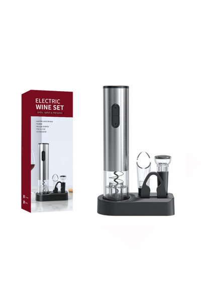 Choice فتاحة زجاجات النبيذ الكهربائية 4 في 1، فتاحة زجاجات النبيذ الأحمر الأو...