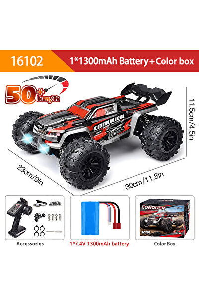 Choice 16102 صندوق 50 كم/ساعة 1:16 سيارة دفع رباعي RC بسرعة 70 كم/ساعة أو 50 ...