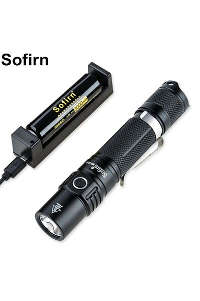 Choice 5700-6000K with 18650 battery New Sofirn SP31 V2.0 Powerful Tactical LED Flashlight 18650 XPL HI 12