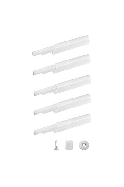 Choice 5PCS-White 5/10Pcs Magnetic Push Latches for Cabinets Push to Open Cabinet Buffers Door Push Touch L