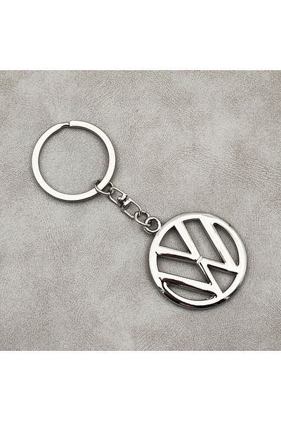 Choice VW Chrome Metal VW Logo Badge Keychain Key Ring For Volkswagen VW Jetta MK5 MK6 Golf 4 5 6 7 Passat