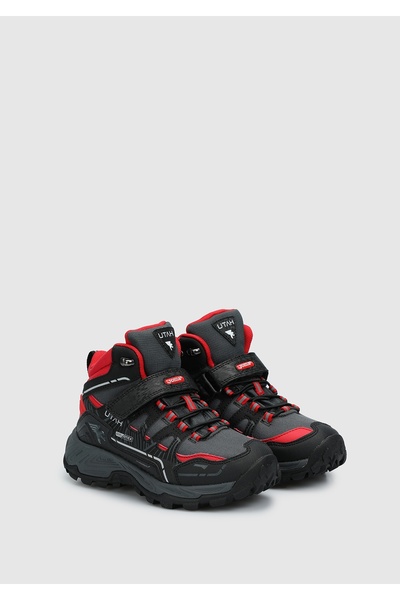 Joma Utah Jr 2401 Μαύρα Κόκκινα Μαύρα Unisex Αθλητικά Παπούτσια Jutahw2401V