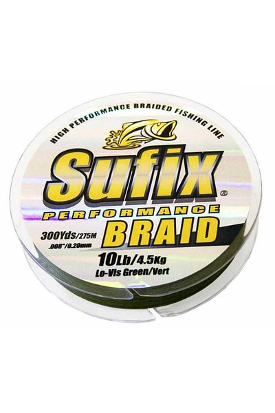 SUFIX Rope Line Low Vis Green Performance Braid - 0.18mm - 135mt