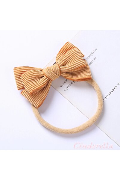 Cinderella Comfortable Striped Fabric - Ribbon Bow Model, Rubber Clip, Light ...