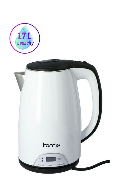 HOMİX 1.7 Liter Kettle 1830w Digital Temp Control