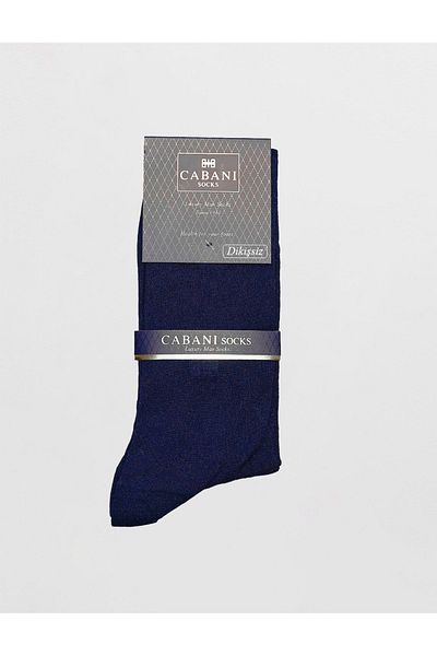 Cabani Navy Blue Men's Mercerized Socks