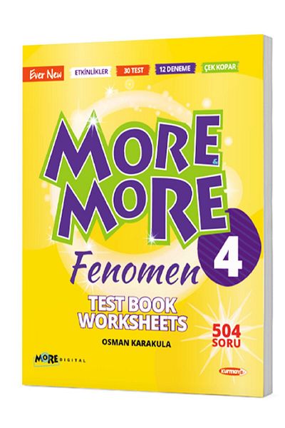 Kurmay Yayınları More And More 4 Class Phenomenon Test Worksheets - Textile and Assistant Books