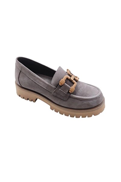 Mammamia Kadın Ayakkabı / Vizon Nubuk D23KA-6185 Vizon