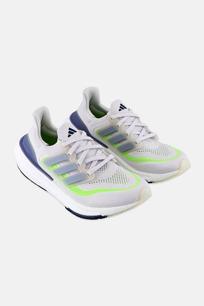 adidas Women Ultraboost Light Lace Up Running Shoe, Light Grey