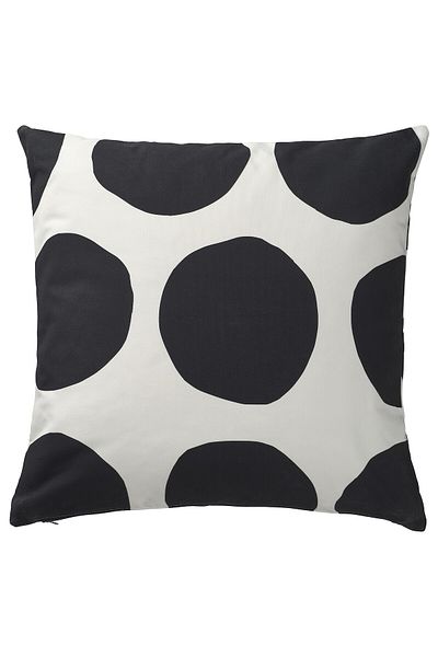 IKEA Blåmunkar Cushion Cover 50x50 Cm – White Black Dot Pattern, Modern & Easy To Style