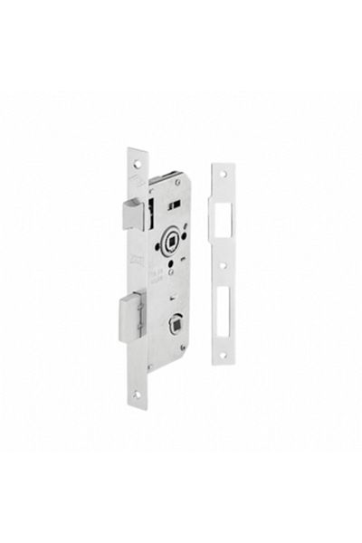 KALE Extra Interior Door Recessed Wc Lock 35 mm Square Mirror 169Rwc