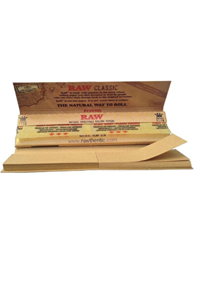X TURBO X TORBO Raw classic Connoisseur King size Slim مع أطراف (عبوات من 3 قطع)