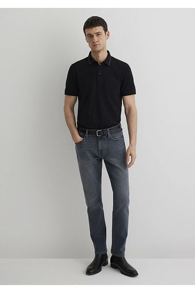 Mavi 0035189345   Marcus Blue Black Hazy Vintage Gray Jean Trousers