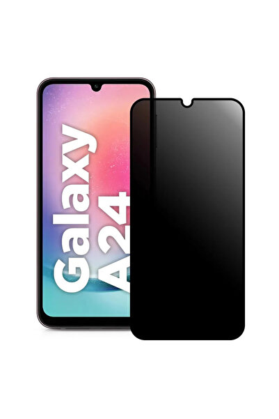 Glazef Samsung Galaxy A24 Hayalet Ekran Koruyucu 9H Tam Uyumlu Gizleyen Kırıl...