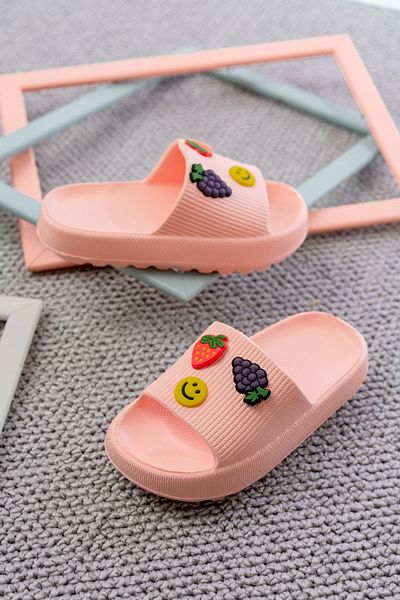 Slipcat Papuci cu platformă cu fructe Soelite pentru fete - Soft Summer Sea and Garden Out