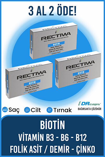 Rectiwa Biotin Kapsül 3al 2öde