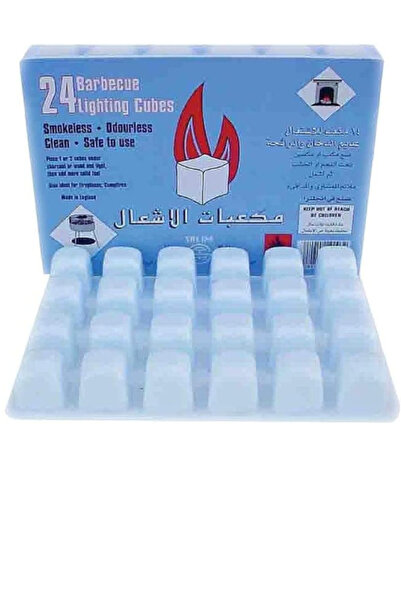 X TURBO مكعبات إضاءة الشواء X TORBO - 24 قطعة