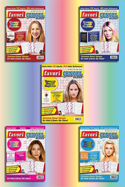 Favori Çengel Bulmaca 5'li Set