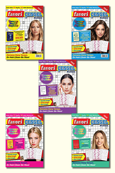 Maxi Yayıncılık Favori Çengel Bulmaca 5'li Set-3