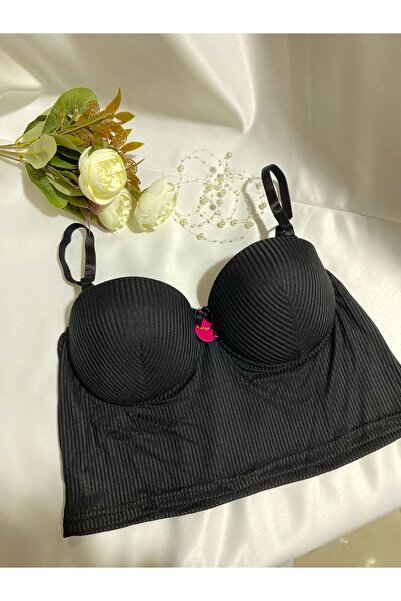 Genel Markalar LİZA 2270 DOLU STRAPLEZ CROP SÜTYEN