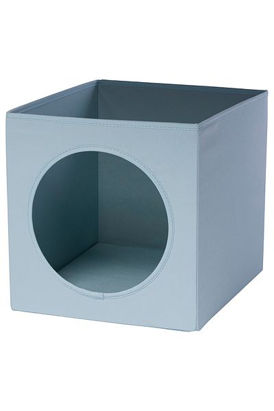 IKEA UTS DD Cat house, grey-blue, 33 x 38 x 33 cm