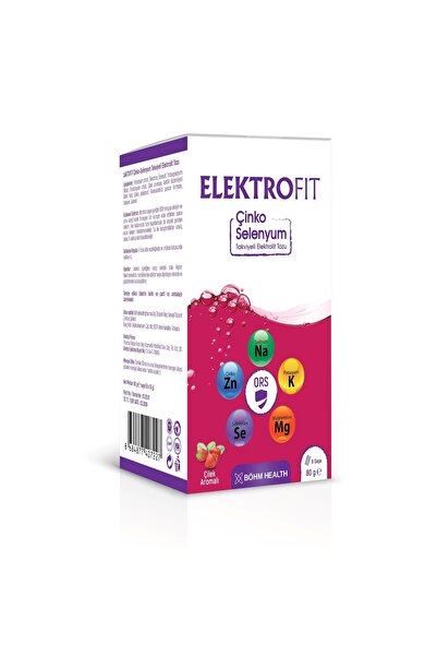 BÖHM Elektrofıt Çinko Selenyum Takviyeli Elektrolit Tozu 8 Saşe
