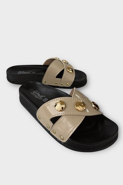 Liger Casual Slippers - Ορθοπεδικές Καλοκαιρινές Παντόφλες Σπίτι και Παραλία ΜΠΕΖ