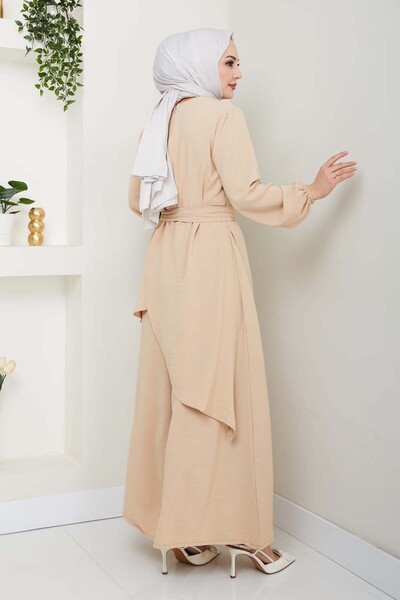 benguen Stone Color Hijab Double Set 4743