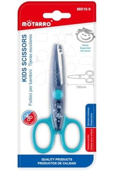 MOTARRO Kids Safety Scissors with Protective Cover Child-Friendly Paper Cutting Scissors for Arts & Crafts