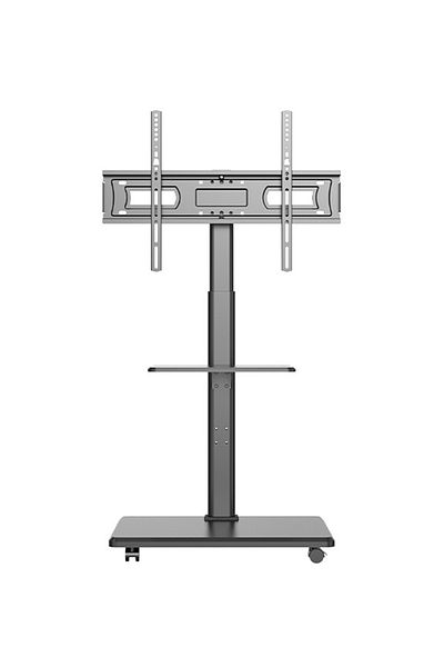 Old_Feller Universal Mobile TV Stand for 26-70" Screens (40kg max), height-adjustable, VESA 200-600mm, Black
