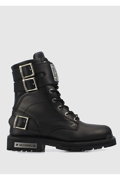 Harley Davidson Ricketson Black Erke Δερμάτινες Μπότες - 025μ 100560