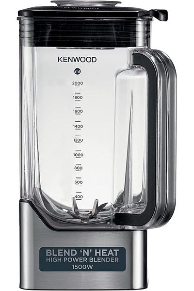 Kenwood خلاط كهربائي ممتاز، ١٥٠٠ واط، كأس سعة ٣ لتر، زجاجتان من العصائر، خاصية التسخين، ١٠ سرعات