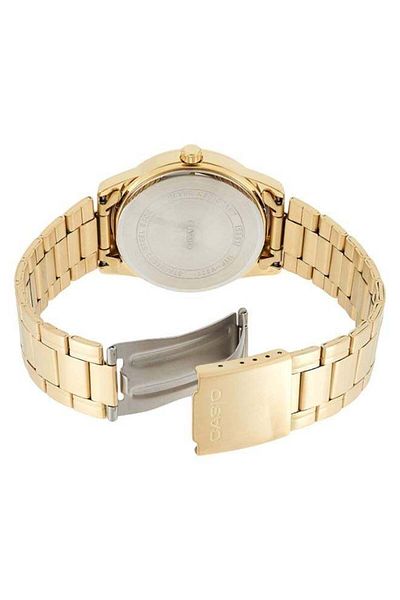 Casio Women's Stainless Steel Analog Watch MTP-V001G-9BUDF - 38 mm - Gold