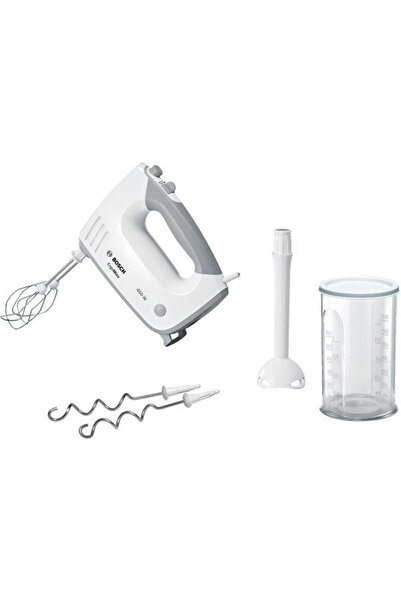 Bosch Mixer de mana Bosch MFQ36440, 450 W, 5 viteze + Turbo (Alb-Gri)