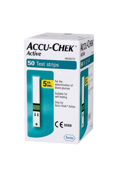 Accu Chek Accu-Chek Active Test Strips 50's