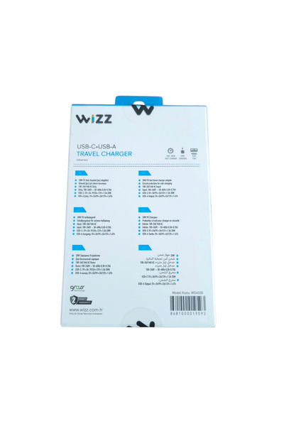 wizz WİZZ TRAVEL CHARGER
