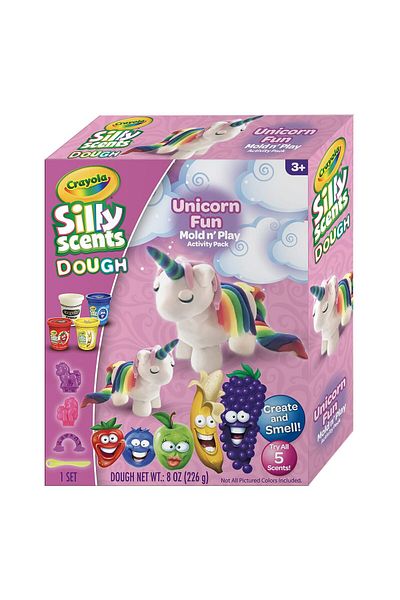 Crayola Silly Scent Dough 9-Piece Set | Non-Toxic, Scented Modeling Clay for Kids | 56g Each Tub