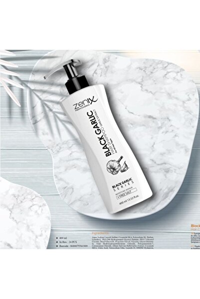 Zenix Saç Bakım Şampuanı Siyah Sarımsak 400 ml