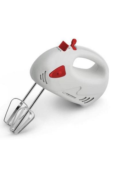 ESPERANZA Mixer de mana Esperanza EKM007R MUFFIN, 125W (Alb-Rosu)